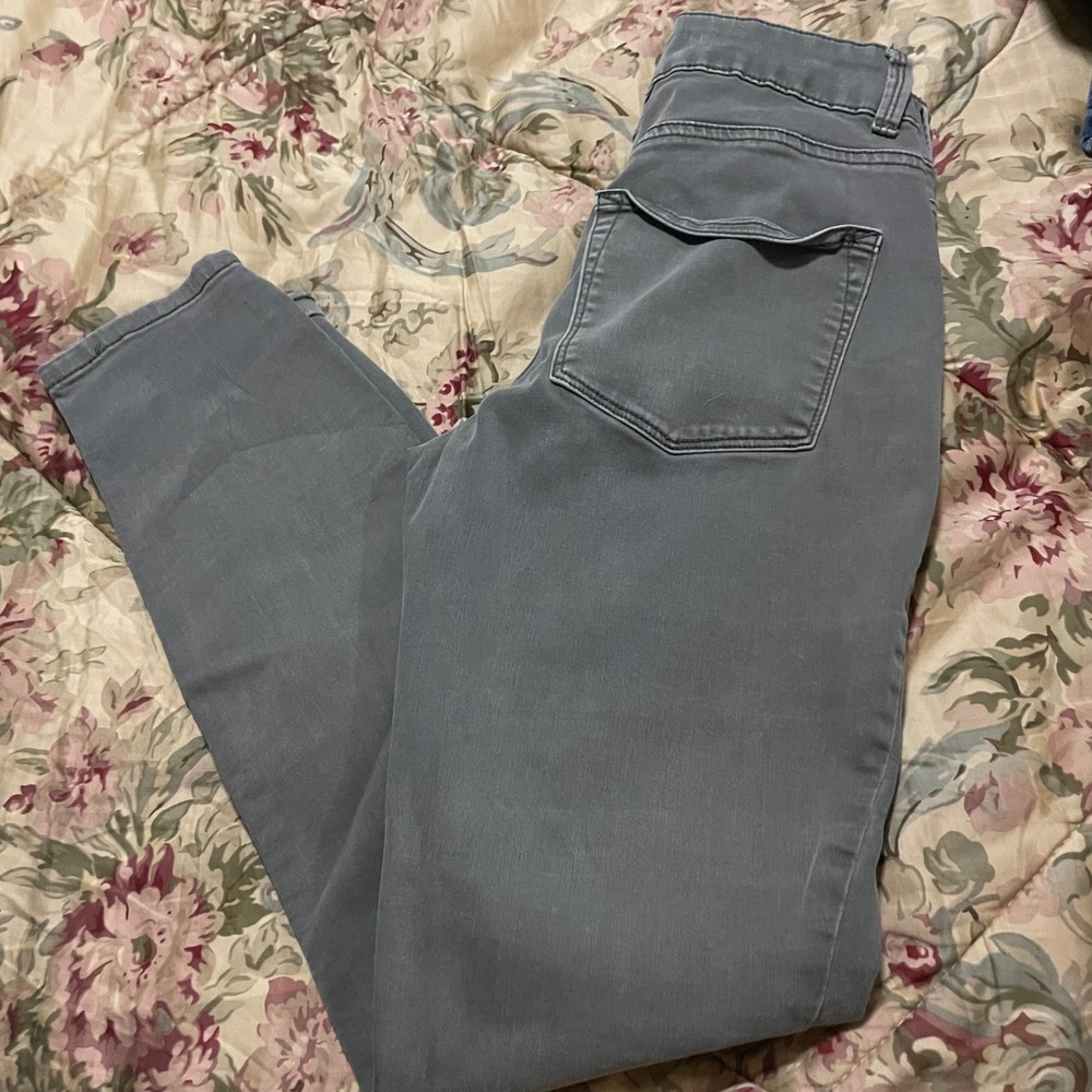 Maurices mjeans High Rise Skinny Jeans Green Size S REPREVE Recycled Fabric